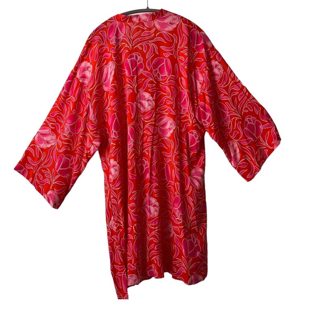Natori Tulip Floral Print Tunic Beach Cover Up Dress Size XL - Picture 2 of 12